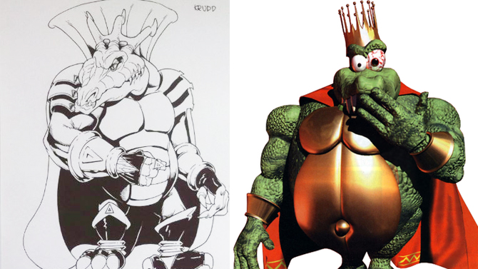 Un ancien de chez Rare dévoile le design original de King K. Rool