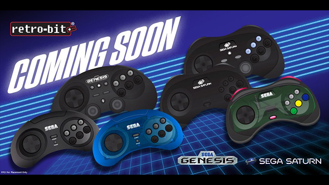 Gamescom : Les nouvelles manettes Saturn et Mega Drive ont une date et un prix, nos photos