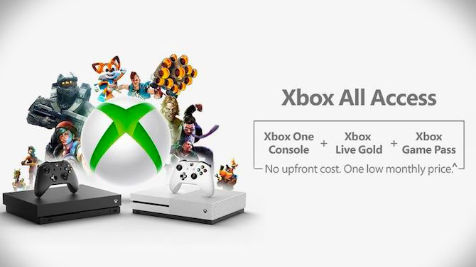 Microsoft officialise un abonnement mensuel avec une Xbox One + le Live Gold + le Game Pass