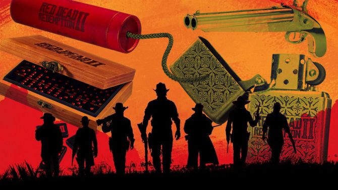 Red Dead Redemption 2 présente ses produits dérivés : chargeur USB dynamites, décapsuleurs...