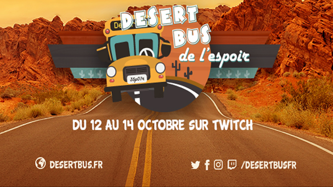 Desert Bus de l'Espoir : L'événement caritatif revient en octobre