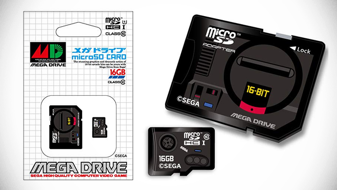 SEGA transforme la Mega Drive, la Saturn et la Dreamcast en... cartes SD, infos et images