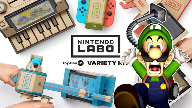 Il recrée Luigi's Mansion avec Nintendo Labo : Découvrez l'incroyable résultat en vidéo