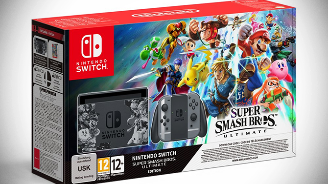 Nintendo Switch : Une console Super Smash Bros. Ultimate annoncée, infos et photos