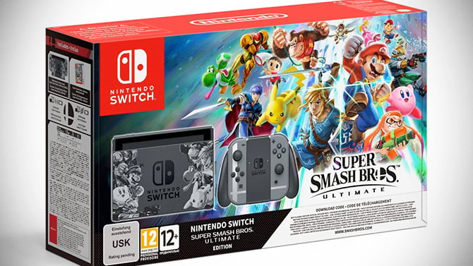 Nintendo Switch : Une console Super Smash Bros. Ultimate annoncée, infos et photos