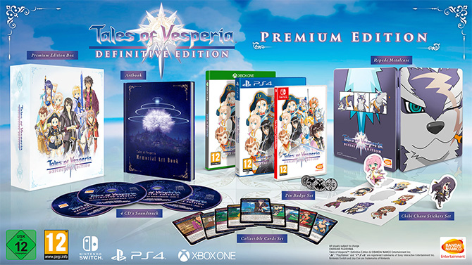Tales of Vesperia Definitive Edition détaille toutou le contenu de son Collector