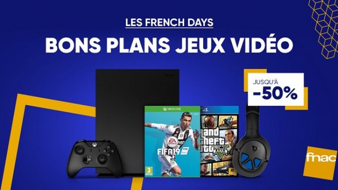 Fnac : Les offres des French Days Gaming jusqu'au 1er octobre, et jusqu'à -50% !
