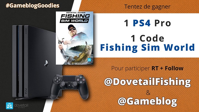 Concours : Gagnez une PS4 Pro et un code de jeu Fishing Sim World de Dovetail
