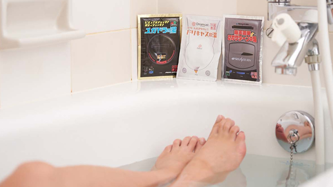 SEGA transforme la Mega Drive, la Saturn et la Dreamcast en... sels de bain, les images