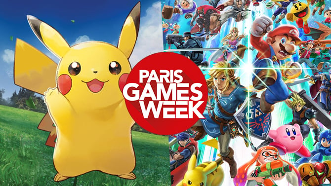 Paris Games Week : Nintendo dévoile son line-up avec Smash Bros et Pokémon Let's Go