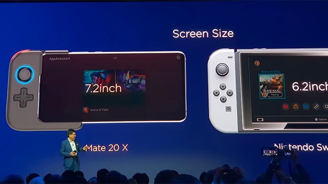 Huawei présente son Mate 20X, un smartphone gamer à 900 € pour concurrencer la Nintendo Switch