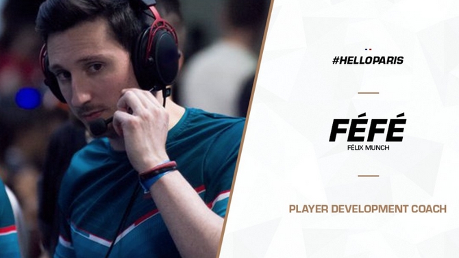 Overwatch League : Féfé est recruté en tant que coach dans l'équipe de Paris