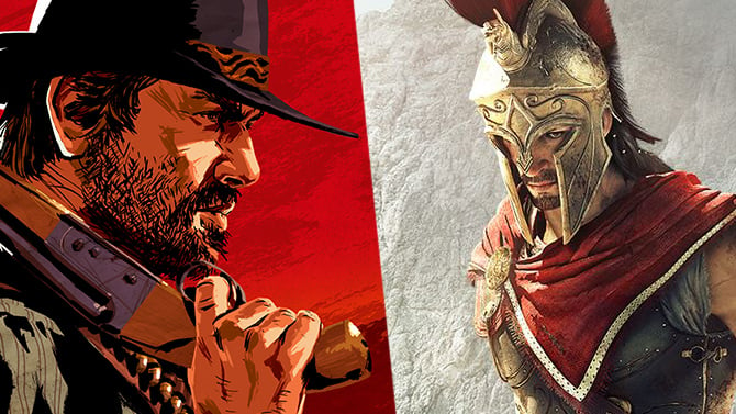 L'image du jour : Red Dead Redemption 2 vs AC Odyssey, le comparatif