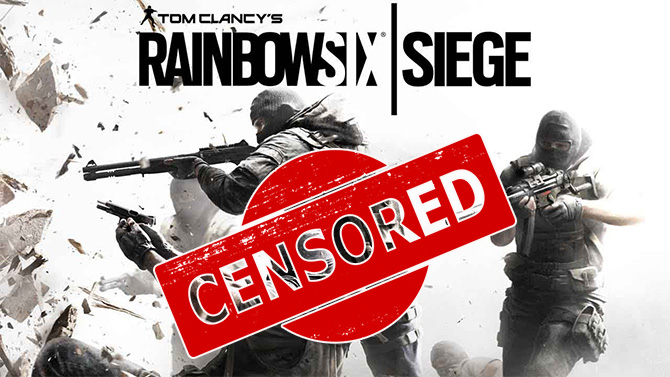 Rainbow Six Siege : Ubisoft censure le jeu dans le monde entier pour le sortir en Chine