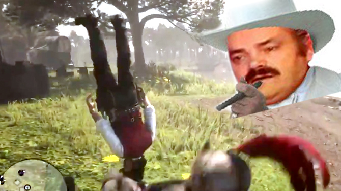 L'image du jour : Un énorme bug dans Red Dead Redemption 2