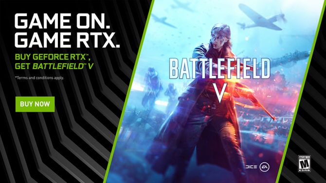 Nvidia : Battlefield V s'offre en bundle avec les RTX