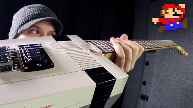 L'image du jour : La guitare NES en action