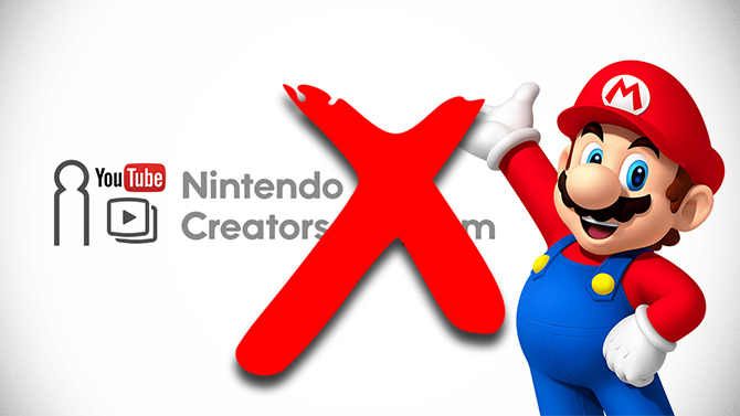 Nintendo met un terme à son programme de partage de revenus lié aux vidéos de ses jeux