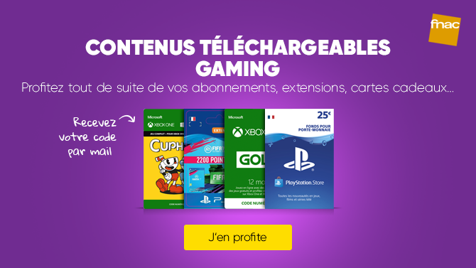 Les contenus téléchargeables Gaming de la Fnac