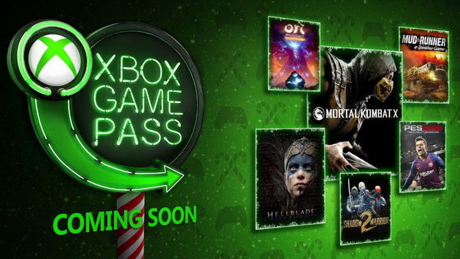 Xbox Game Pass : Les jeux de décembre 2018 se nomment et se datent