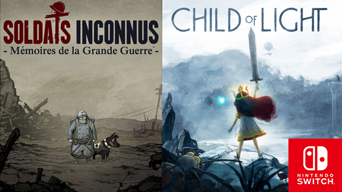Ça sort sur Switch : Child of Light et Soldats Inconnus se réunissent dans une cartouche