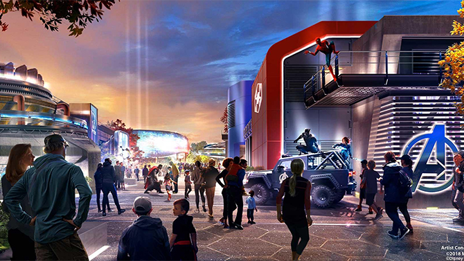 Disneyland Paris : Un premier aperçu de la zone Marvel, infos et images