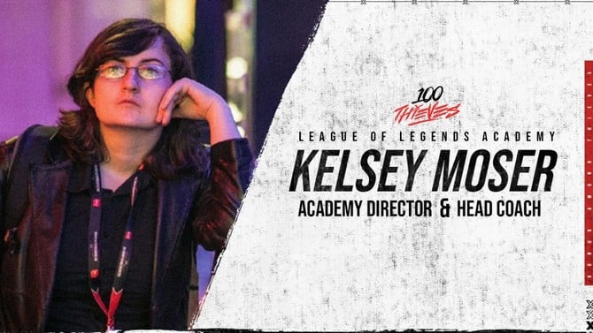 League of Legends : Kelsey Moser devient head coach de l'équipe académie 100 Thieves