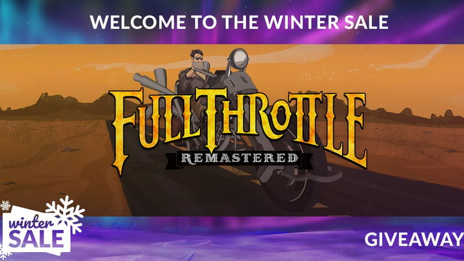 GOG : Les Soldes d'Hiver commencent, Full Throttle offert pendant quelques heures