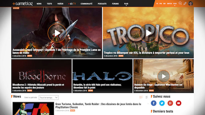 Gameblog V4 : Testez la prochaine version du site maintenant !