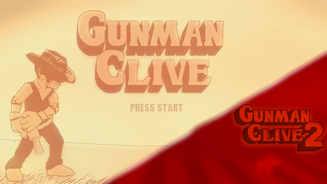 Gunman Clive HD Collection mélange dinosaures, pandas et shoot'em up dans une même vidéo