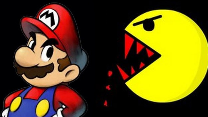 L'image du jour : Mario Vs Pac-Man, qui est le plus fort ? Le duel sans pitié