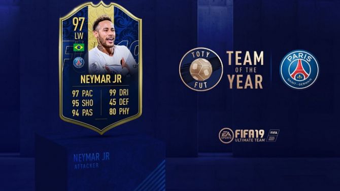 FIFA 19 Team of the Year : Et le 12e homme n'est autre que... Neymar Jr