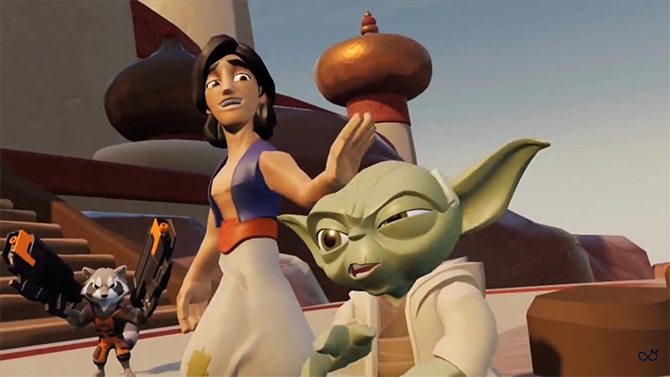 Aladdin en équipe avec Yoda dans Disney Infinity 4.0, une vidéo de gameplay fuite