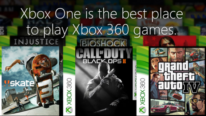 La rétrocompatibilité Xbox One commande et conquiert 2 jeux et leurs extensions