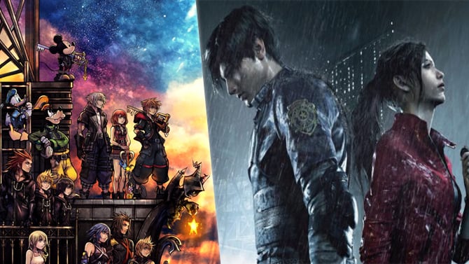 Au Japon, Kingdom Hearts 3 écrase Resident Evil 2 : Les chiffres