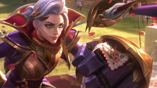 League of Legends : Les skins de la Saint-Valentin pour Vi et Fiora arrivent