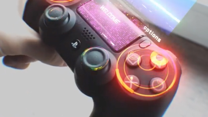L'image du jour : Une version holographique de la manette PS4