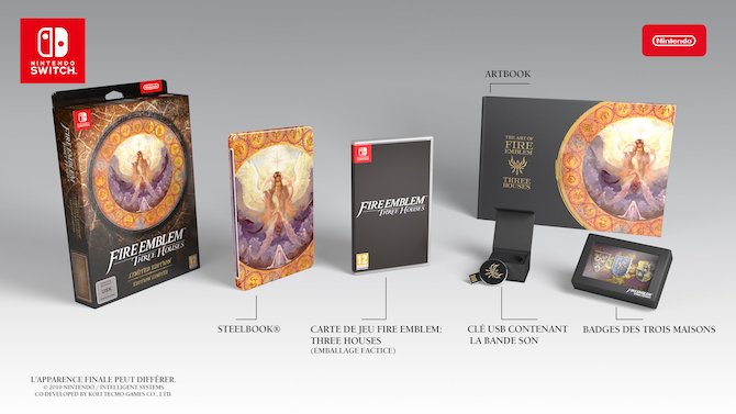 Fire Emblem Three Houses aura droit à son édition collector