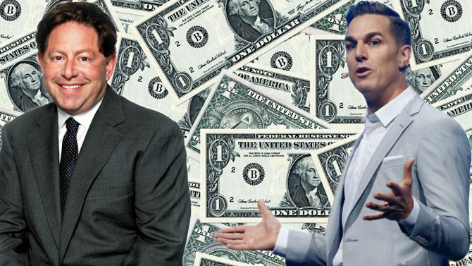 Les PDG d'Activision et Electronic Arts surpayés : Les chiffres qui donnent le vertige