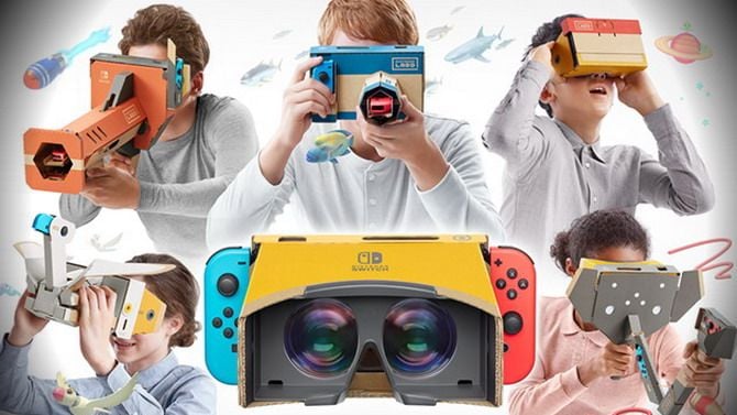 Nintendo Switch : La réalité virtuelle arrive... Pour Nintendo Labo
