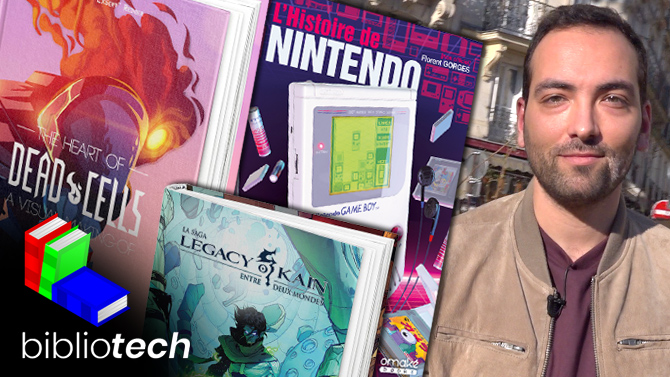 Bibliotech #001 : Découvrez notre nouvelle émission sur les livres qui traitent du Jeu Vidéo !
