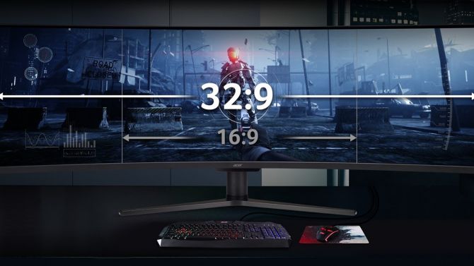 Acer propose encore un écran géant avec le EI491CR, un 49 pouces 144hz HDR