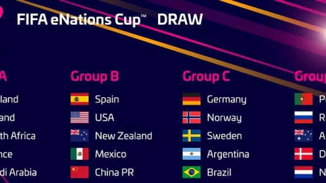 FIFA 19 : Les groupes de la eNations Cup connus, la France avec le champion du monde et le phénomène F2Tekkz