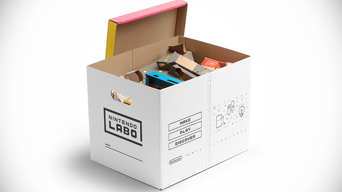 Nintendo va commercialiser une boîte (en carton) pour ranger les cartons de Nintendo Labo