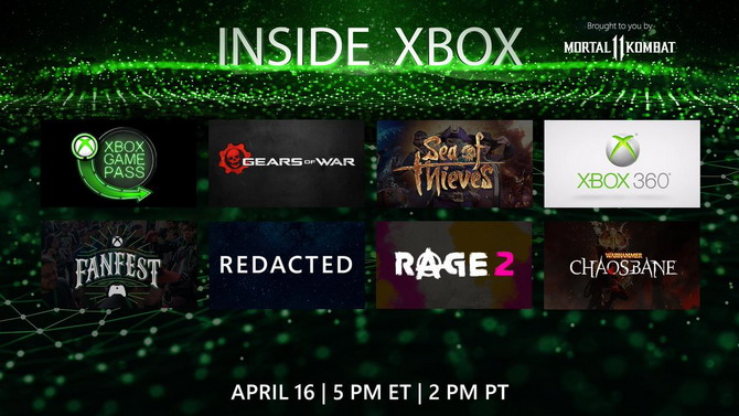 Revivez l'Inside Xbox du 16 avril 2019 (Replay)