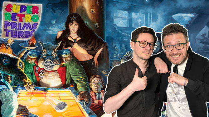 Super Retro Prime Turbo : Julo et Plume vous invitent à prendre un verre au Shufflepuck Cafe