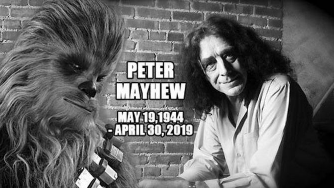 Star Wars : Peter Mayhew (Chewbacca) est mort