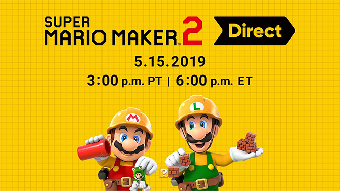 Super Mario Maker 2 s'offre un Nintendo Direct pour le 16 mai