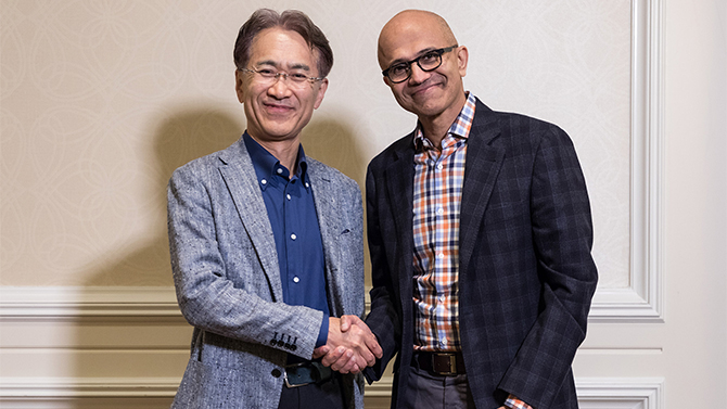 Sony et Microsoft annoncent un partenariat autour du cloud, le jeu vidéo explicitement concerné