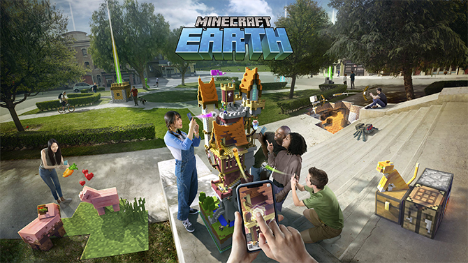 Minecraft : Pour fêter ses 10 ans, Mojang dévoile Minecraft Earth, un jeu en réalité augmentée